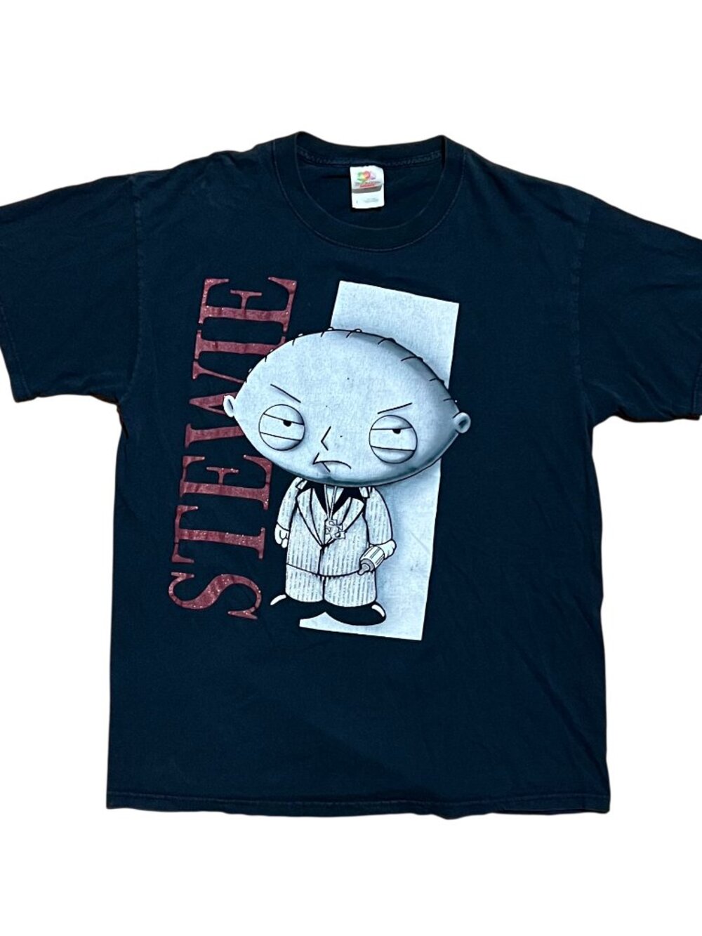 Stewie Griffin Vintage Y2K Scarface Family Guy Graphic T-Shirt, Men's Large